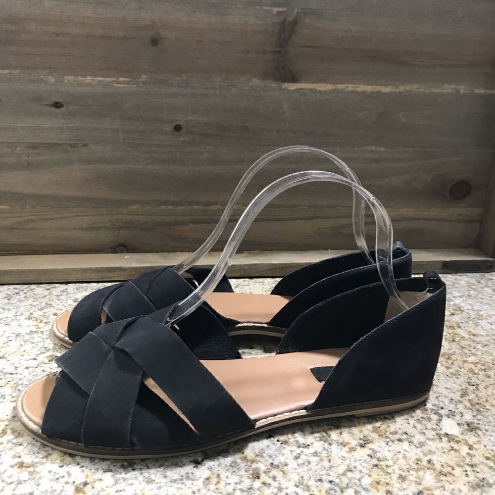 ✅BDG sling back slip on sandals